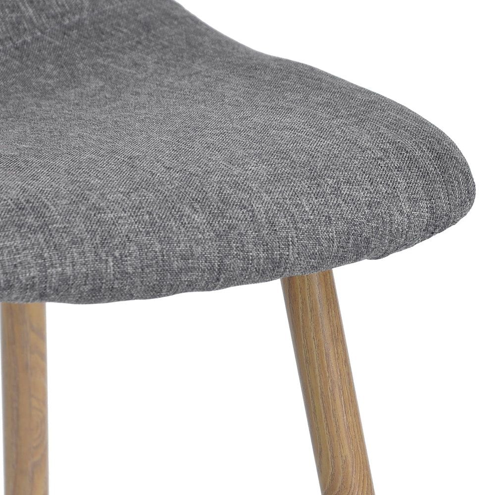 39F Charlton Fabric Dining Chair, Grey D6U0 - product image 6