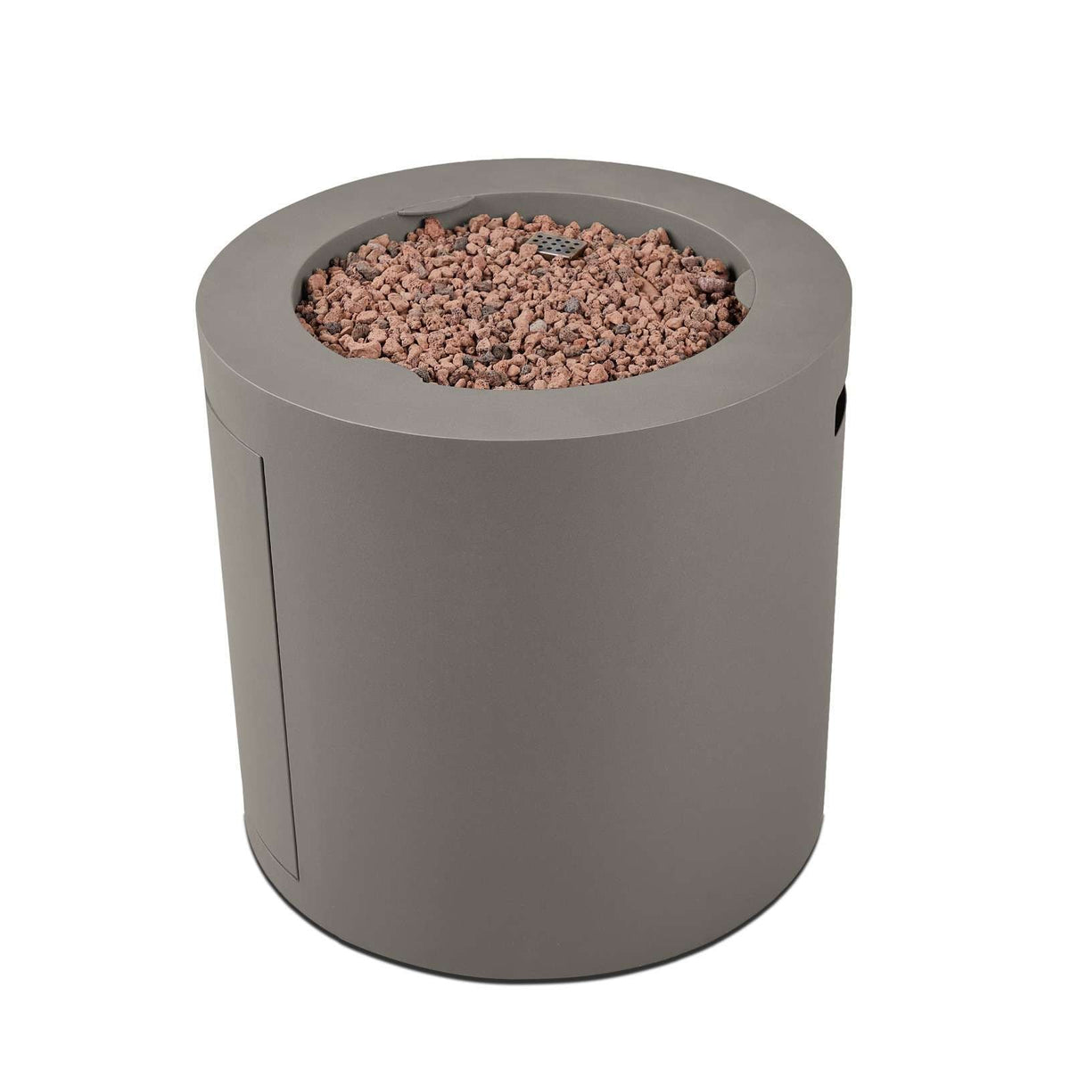 Steel Propane Fire Pit Hidden Tank in Mist Gray, 24-in F2N4 - product image 1
