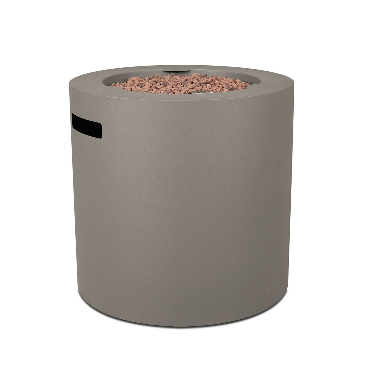 Steel Propane Fire Pit Hidden Tank in Mist Gray, 24-in F2N4 - product image 2