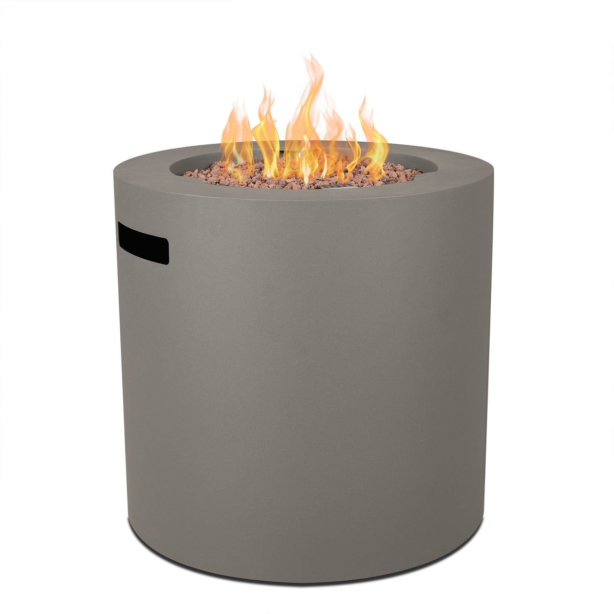 Steel Propane Fire Pit Hidden Tank in Mist Gray, 24-in F2N4 - product image 4