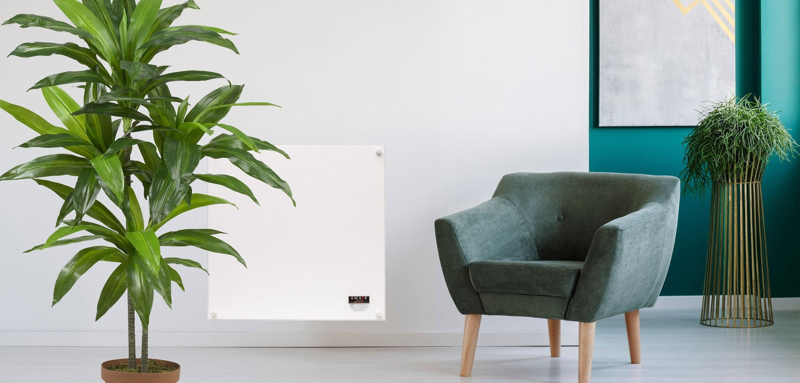 Heater Electric Heater with Plug-in Thermostat, 400W, White L6X6 - product image 8