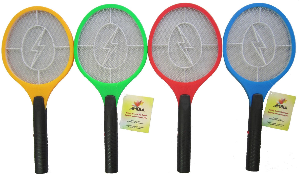 Battery-Powered Mosquito/Bug Zapper Racket, Assorted Colours M0G0 - product image 2