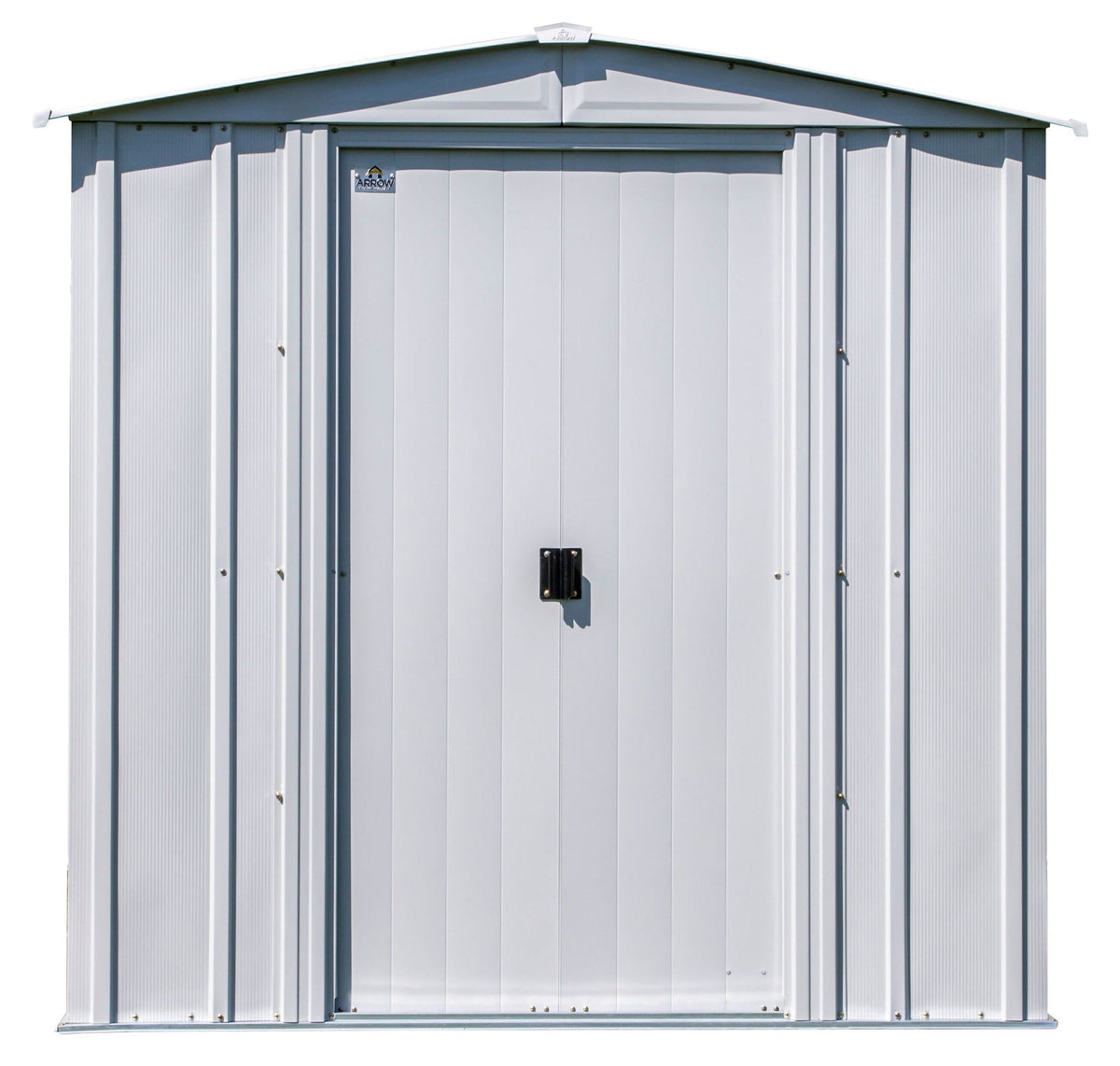 Classic Galvanized Steel Storage Shed, Flute Grey, 6-ft x 5-ft I0Q5 - product image 5