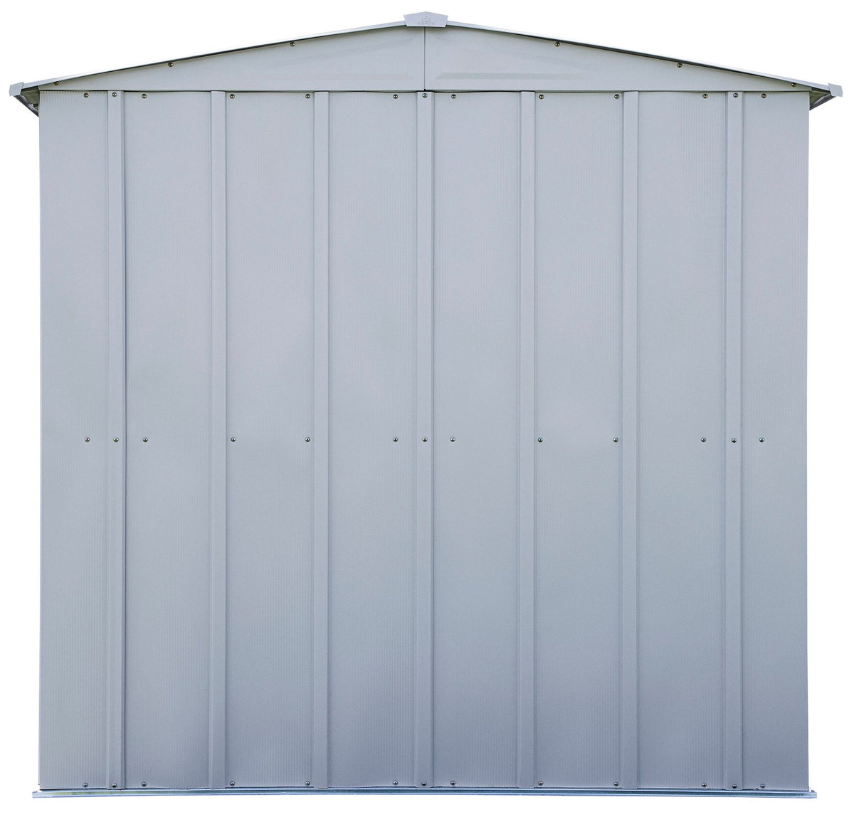 Classic Galvanized Steel Storage Shed, Flute Grey, 6-ft x 5-ft I0Q5 - product image 7