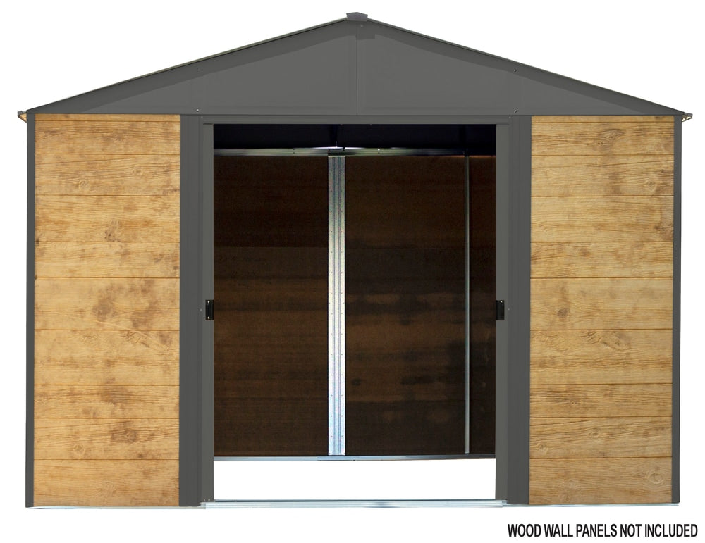 Ironwood Steel Hybrid Shed Kit, Anthracite, 10-ft x 12-ft C2B7 - product image 4