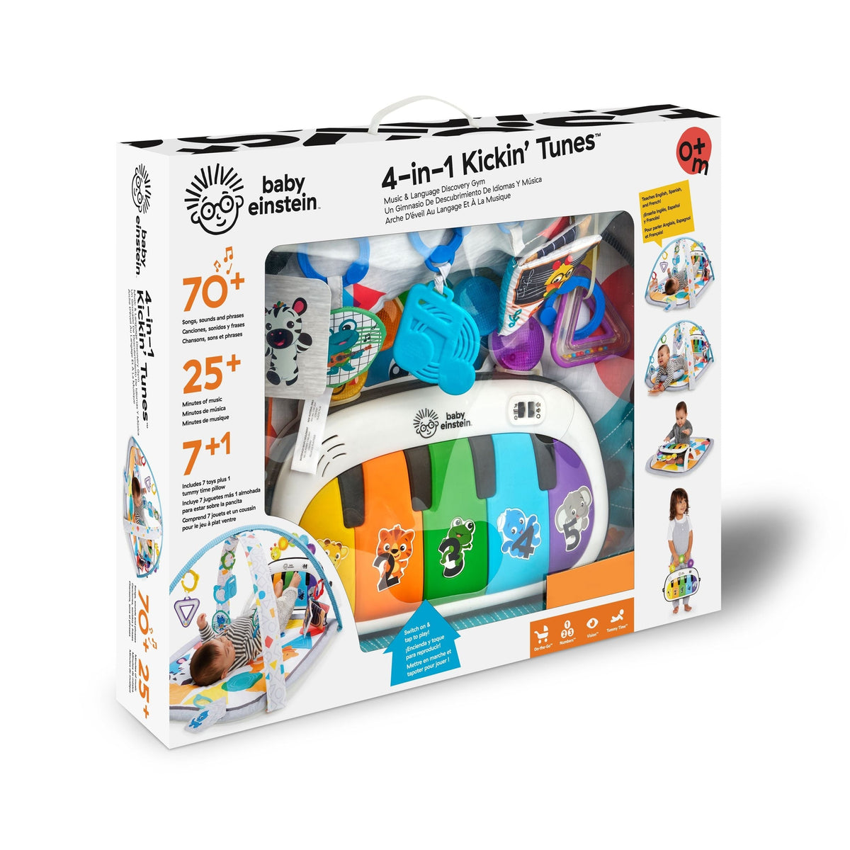 Baby Einstein 4-in-1 Kickin' Tunes Music and Language Discovery Gym Z0C8 - product image 3