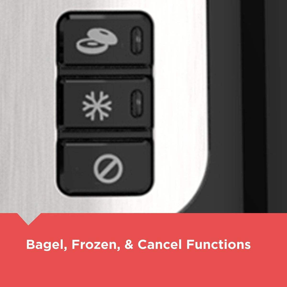 Extra Wide Slots Toaster with 7 Settings, 2-Slices X5H6 - product image 6