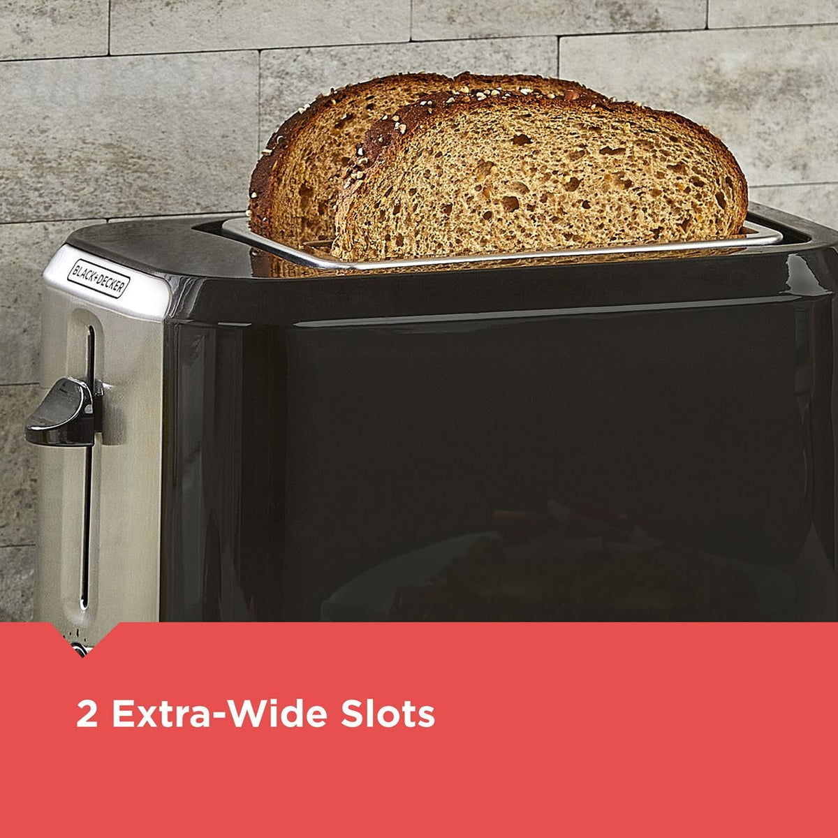 Extra Wide Slots Toaster with 7 Settings, 2-Slices X5H6 - product image 7
