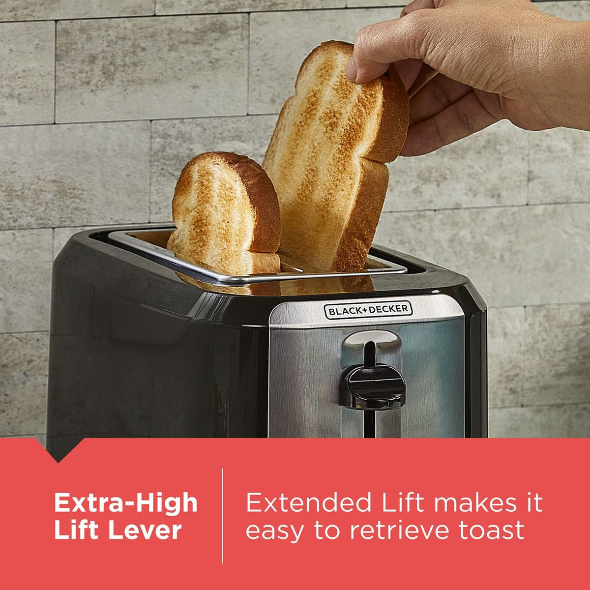 Extra Wide Slots Toaster with 7 Settings, 2-Slices X5H6 - product image 8