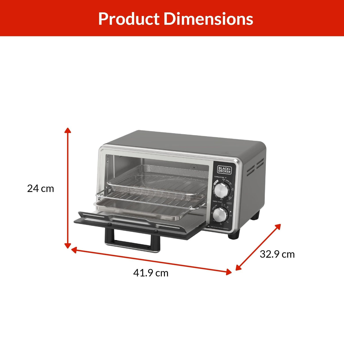 Black N Decker Multi-Purpose Crisp N Bake, 4-Slice C4G9 - product image 2
