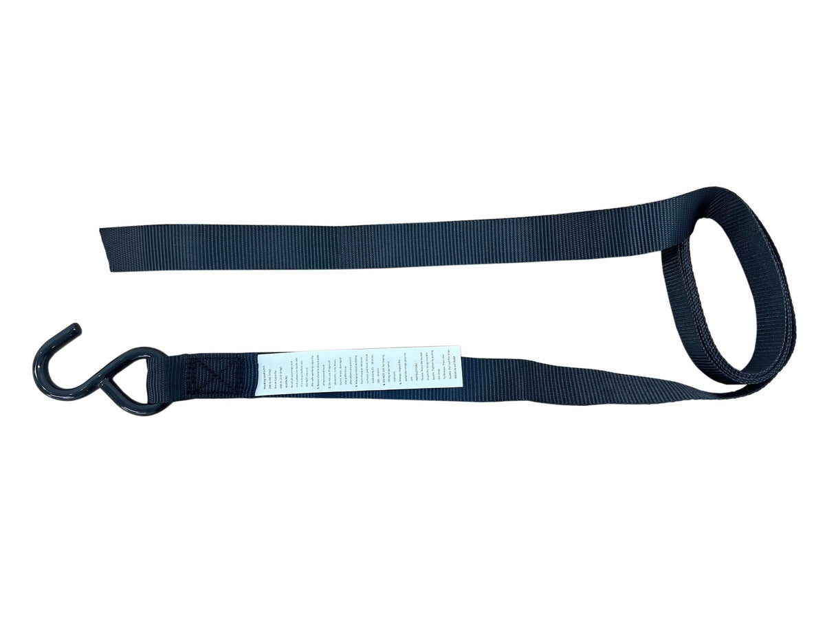 Bungee Cam-Buckle Tie-Down, 600-lb Break Strength, Black, 8-ft, 2-pk P1O7 - product image 3