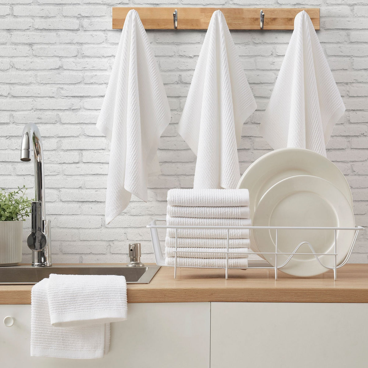 Ribbed Terry Bar Mop Kitchen Set, 16-in x19-in, 3-pk F4W4 - product image 8