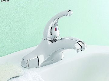 Plymouth Single Handle 4-in Centreset Bathroom Sink Faucet with Pop-Up Drain, Chrome E8Y9 - product image 3