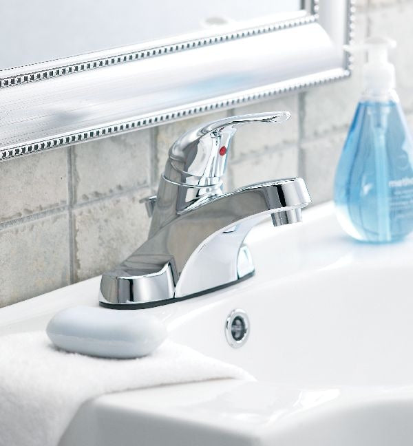 Renovate Single Handle Bathroom Sink Faucet, 4-in Centerset, Chrome N8L4 - product image 4