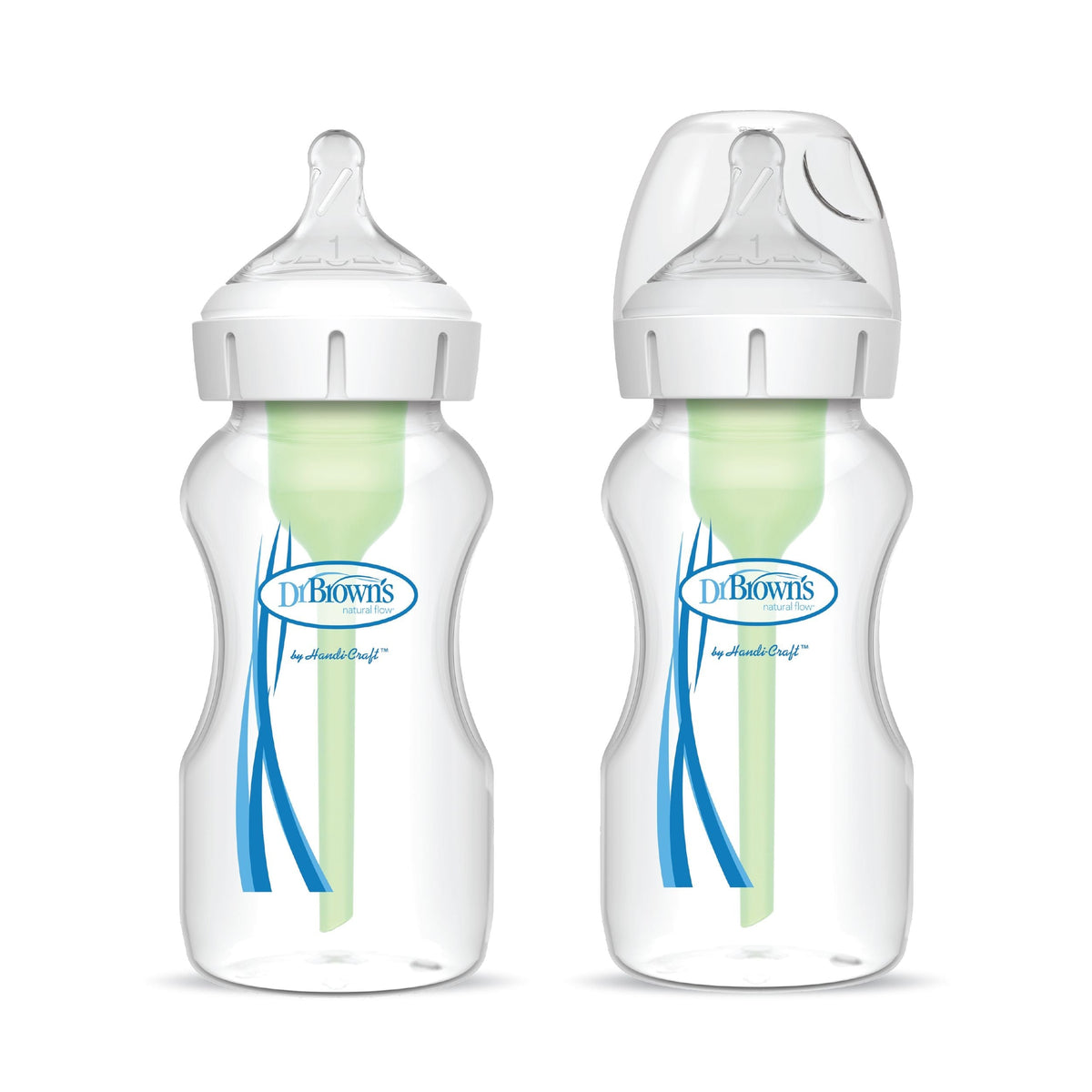 B's + Wide Neck Bottles, 9-oz, 2-pk O0Q9 - product image 1