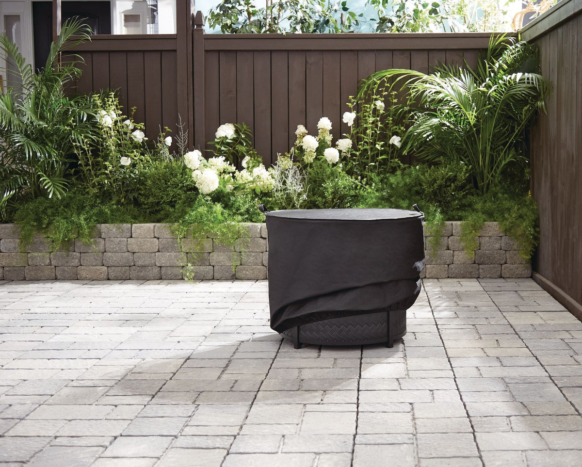 Round Heavy Duty Patio Fire Bowl/Fire Pit Cover, 31 x 24-in R3P8 - product image 2