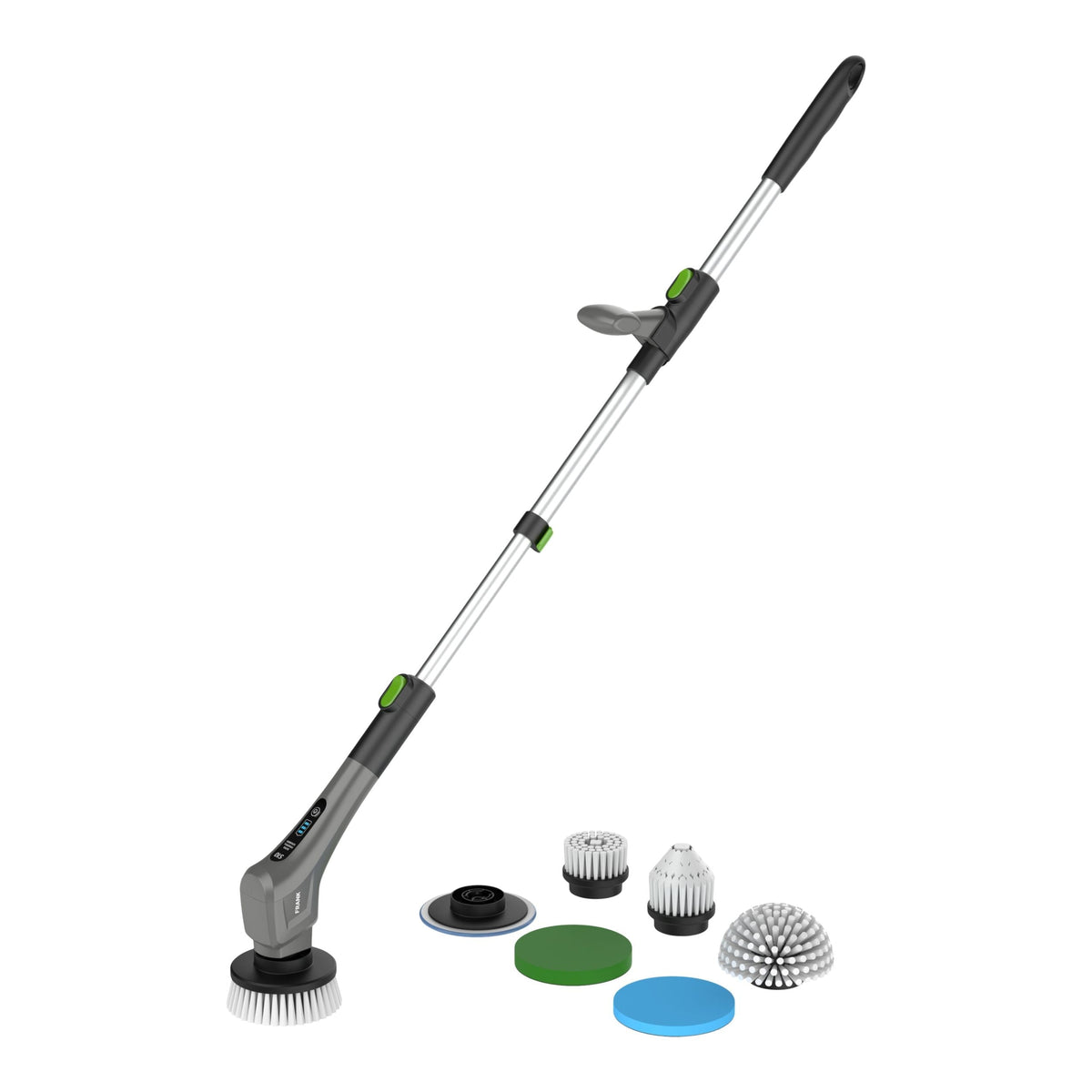 Cordless Electric Spin Scrubber, Includes 7 Accessories A6P9 - product image 1