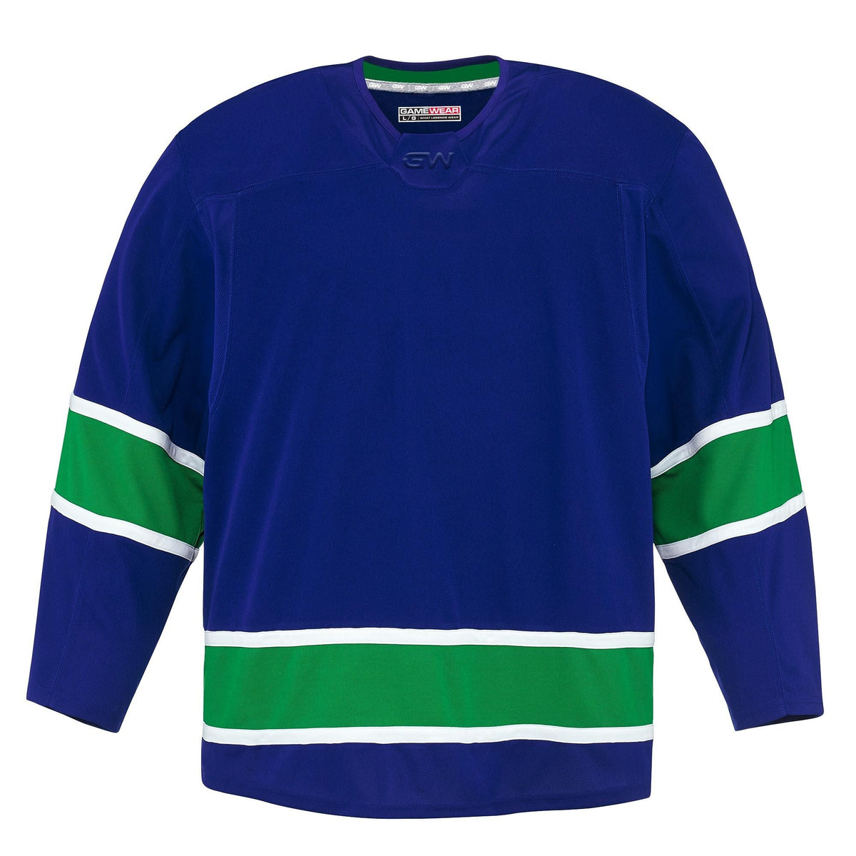 8500 Pro Team Hockey Jersey, Senior, Vancouver Canucks Home Colours, Various Sizes M8U9 - product image 1