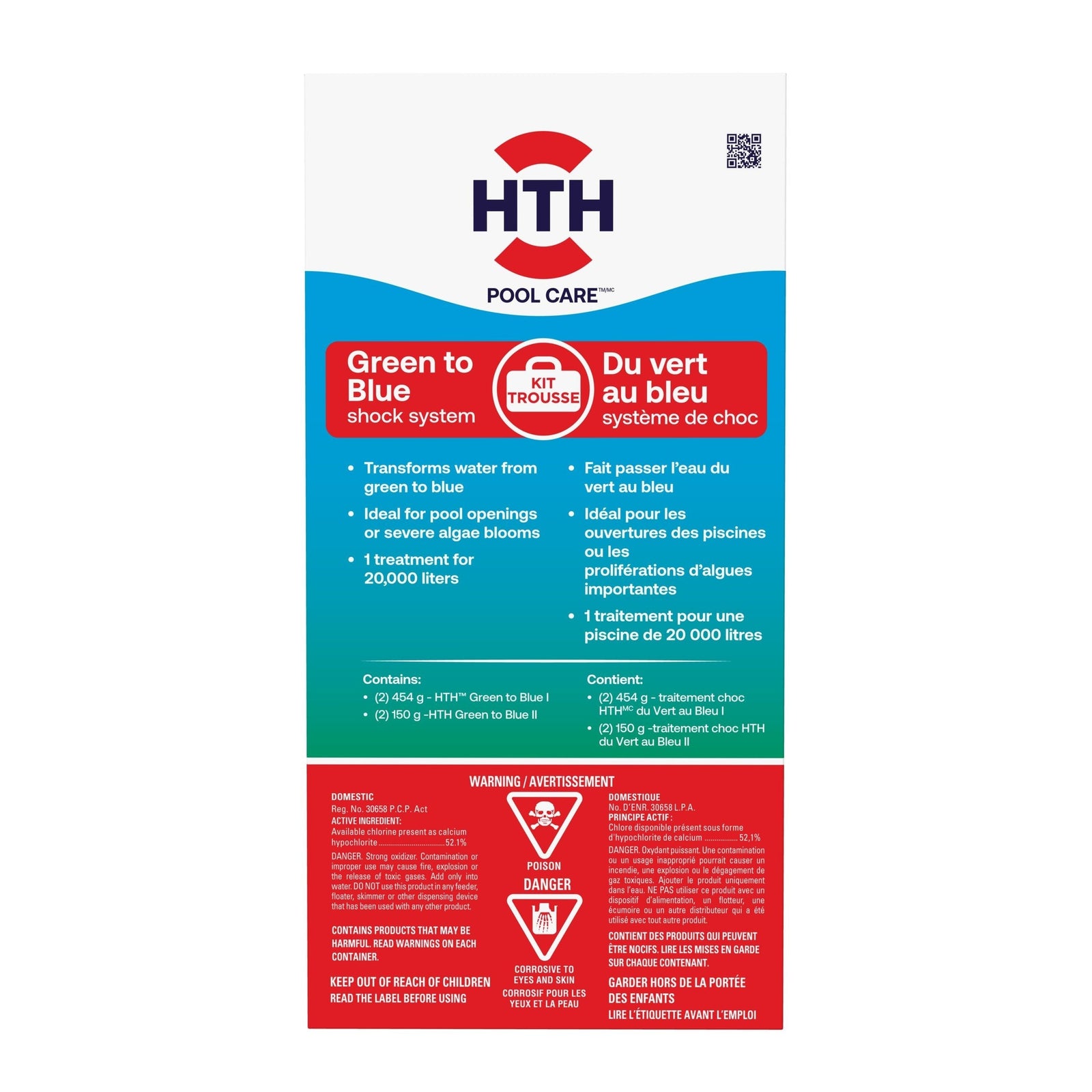 Green to Blue Pool Shock System for Swimming Pools A6Q0 - product image 1