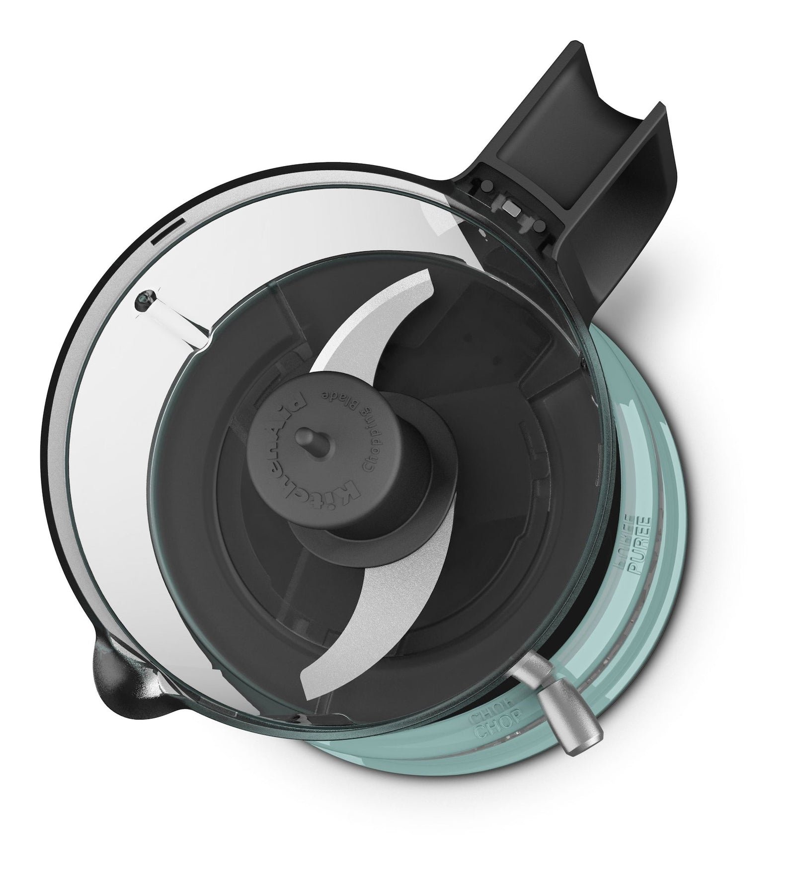 Compact 3.5 Cup Food Chopper/Mini Food Processor with Dishwasher Safe Parts, Aqua Sky K9V3 - product image 3