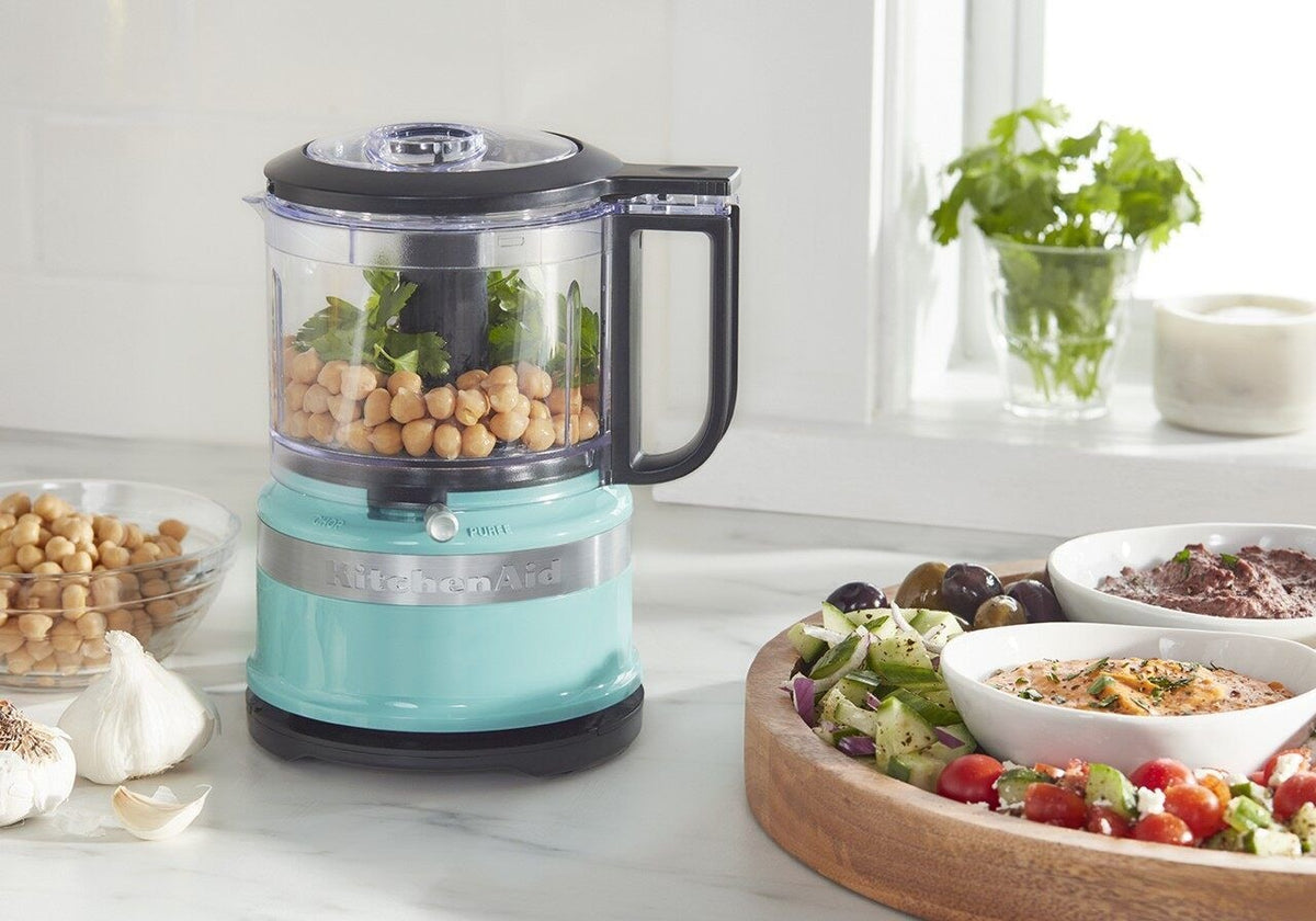 Compact 3.5 Cup Food Chopper/Mini Food Processor with Dishwasher Safe Parts, Aqua Sky K9V3 - product image 5
