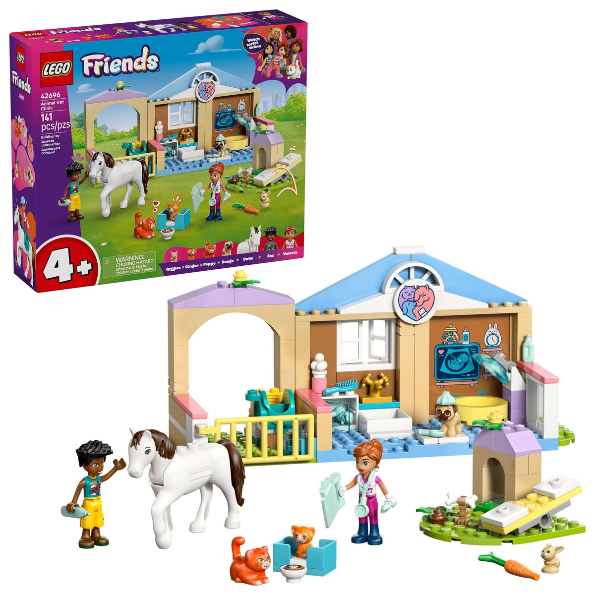 Friends Animal Vet Clinic Building Set - 42696, 141-pcs, Ages 4+ G9C7 - product image 1