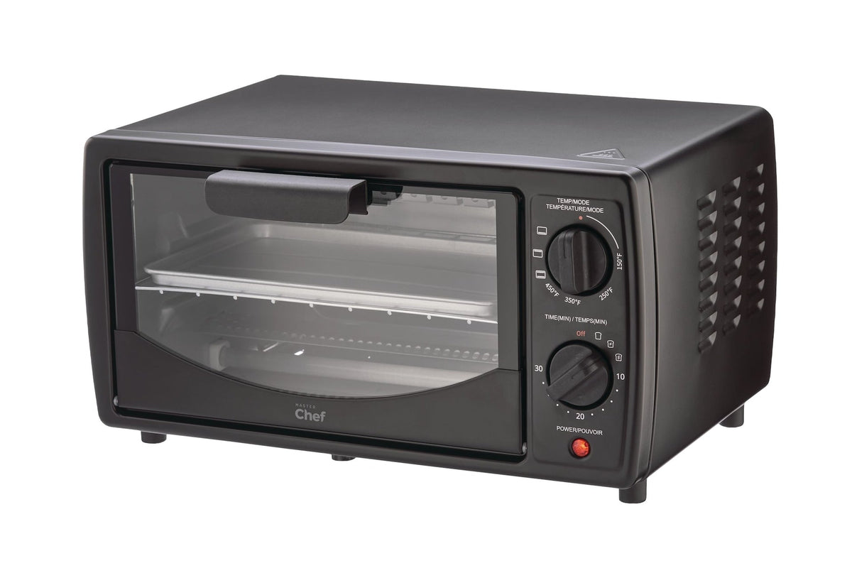 4-Slice Compact Toaster Oven, 2-Rack, Black F2W8 - product image 1
