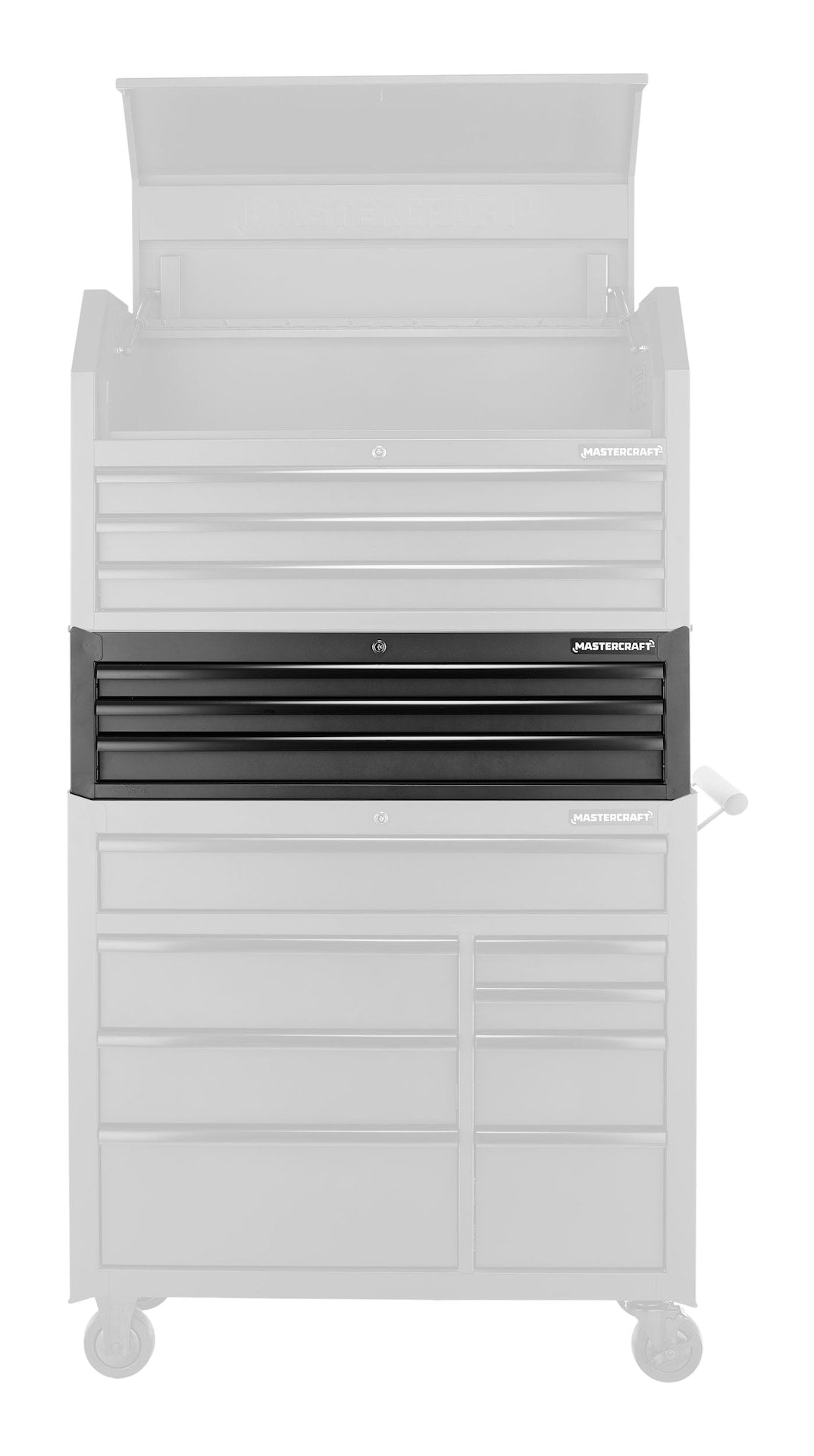 Tool Storage Mid-Chest, 3 Drawer, 41-in, Black G4A3 - product image 8