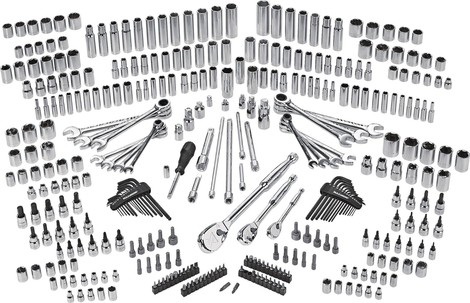 Professional Grade Socket Set, 346-pc, CRV, Nickel-Chrome Plating G1D2 - product image 7