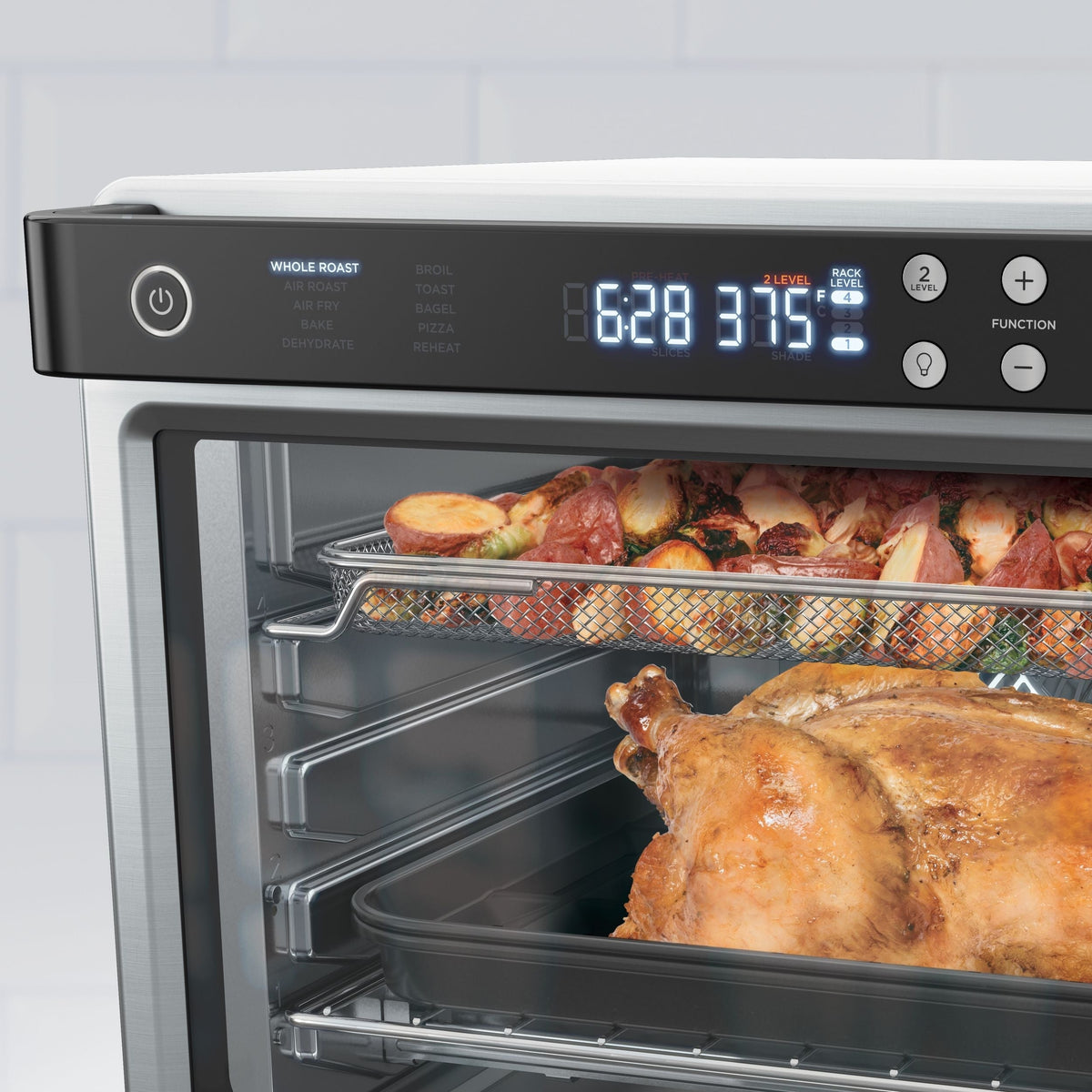 Foodi XL Pro Digital Convection Air Fryer Toaster Oven, with 10 Functions, Stainless Steel U6O2 - product image 7