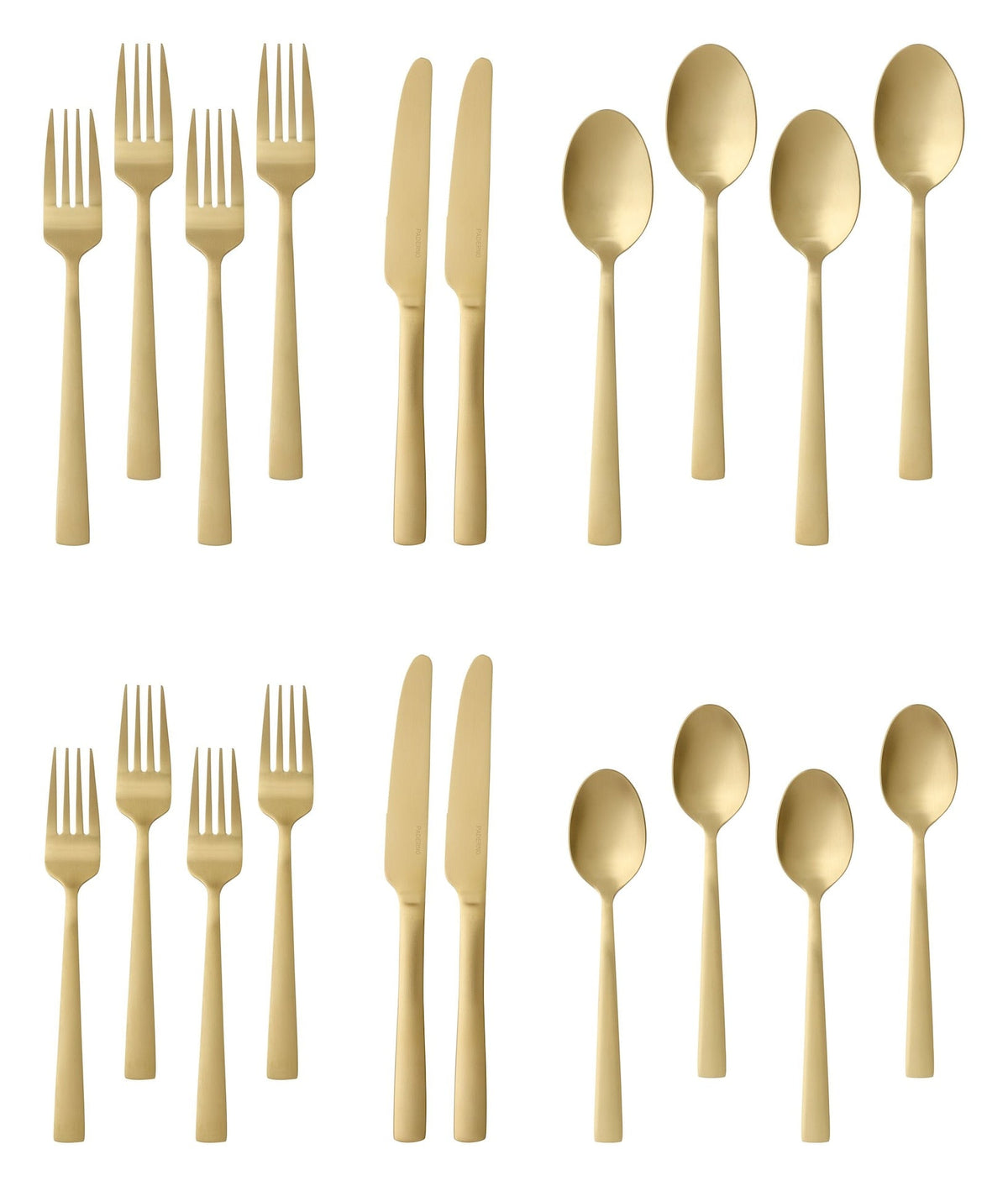 Summerside Champagne Matte Stainless Steel Flatware Set, Serves 4, 20-pc F7D7 - product image 3