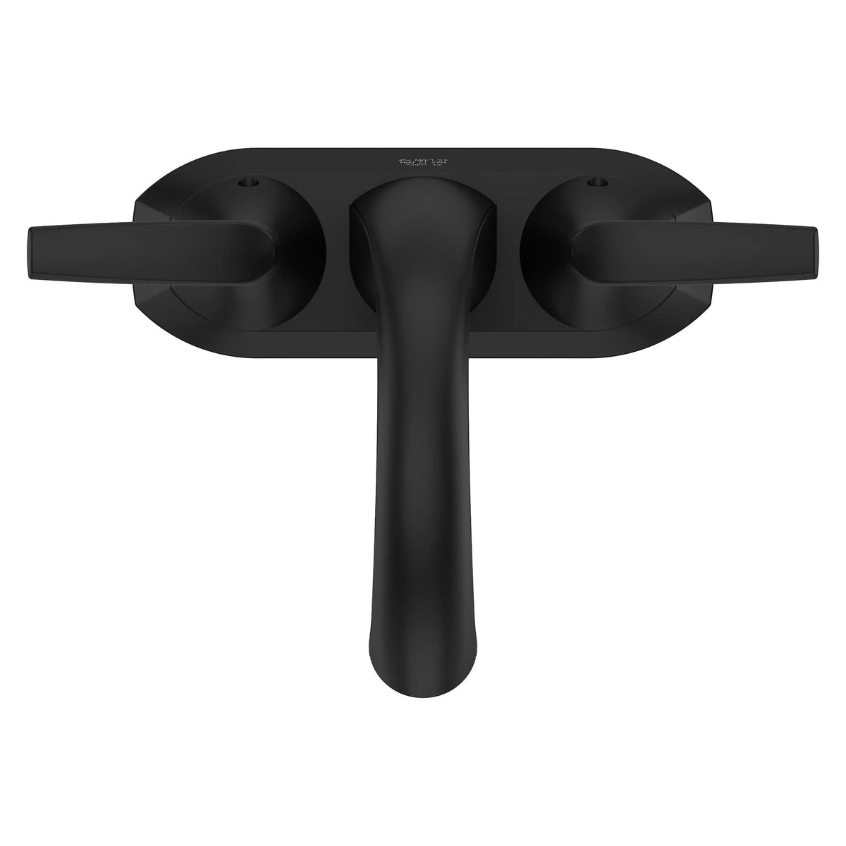 Rancho Double Handle 4-in Centreset Bathroom Sink Faucet Push & Seal Drain, WaterSense Certified, Matte Black V6S3 - product image 2