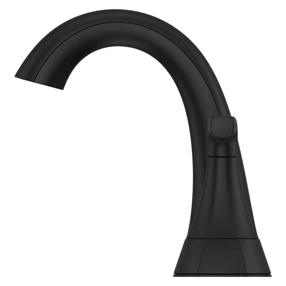 Rancho Double Handle 4-in Centreset Bathroom Sink Faucet Push & Seal Drain, WaterSense Certified, Matte Black V6S3 - product image 3
