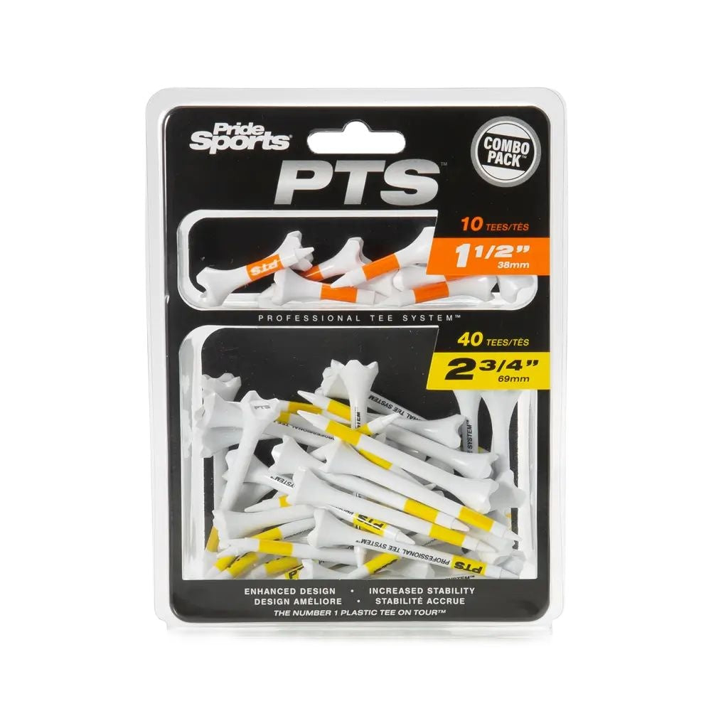 Evolution Plastic Golf Tee Combo Pack, 40-pk, White J0H7 - product image 1