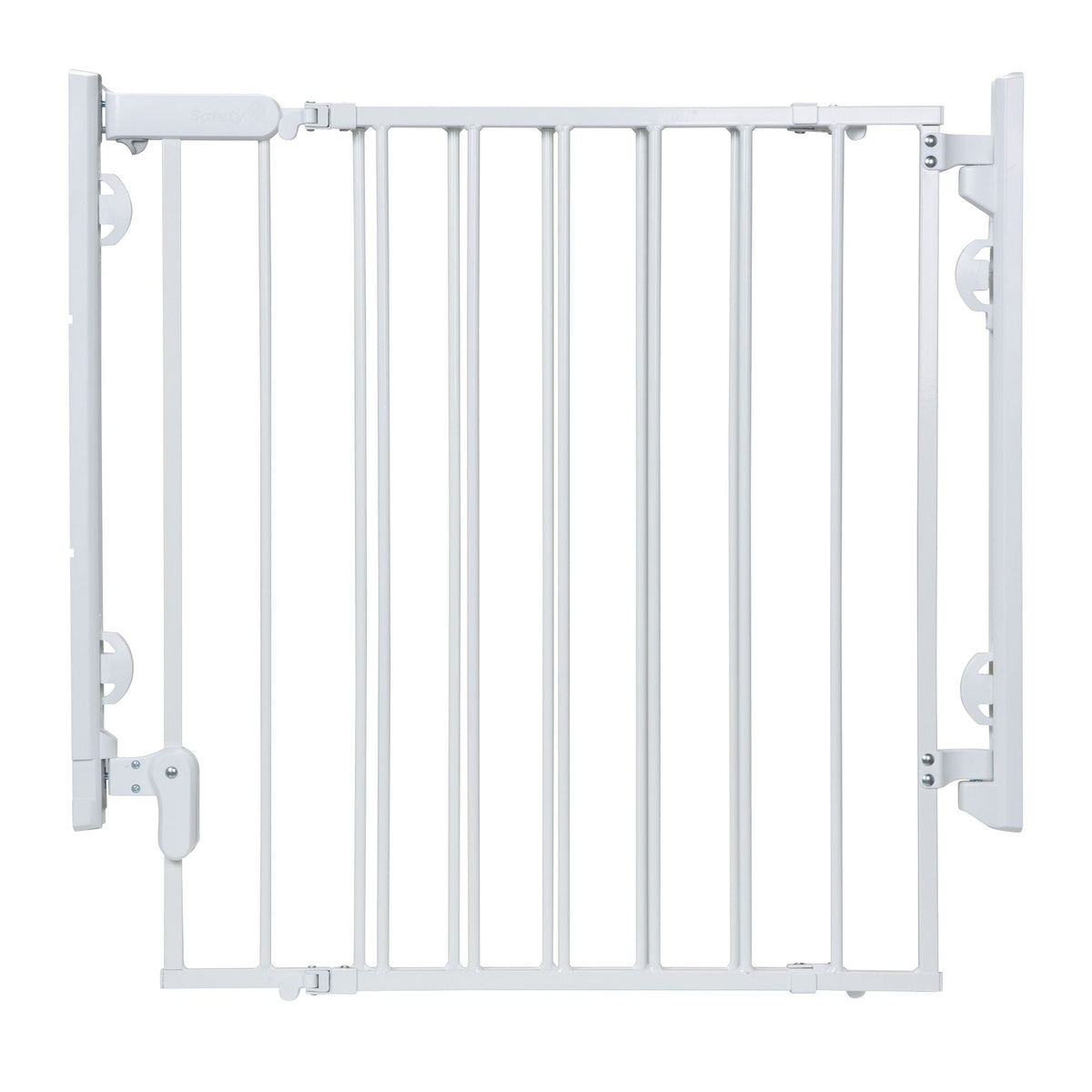 Ready To Install Top of the Stairs Baby Safety Gate, White Y1N3 - product image 1