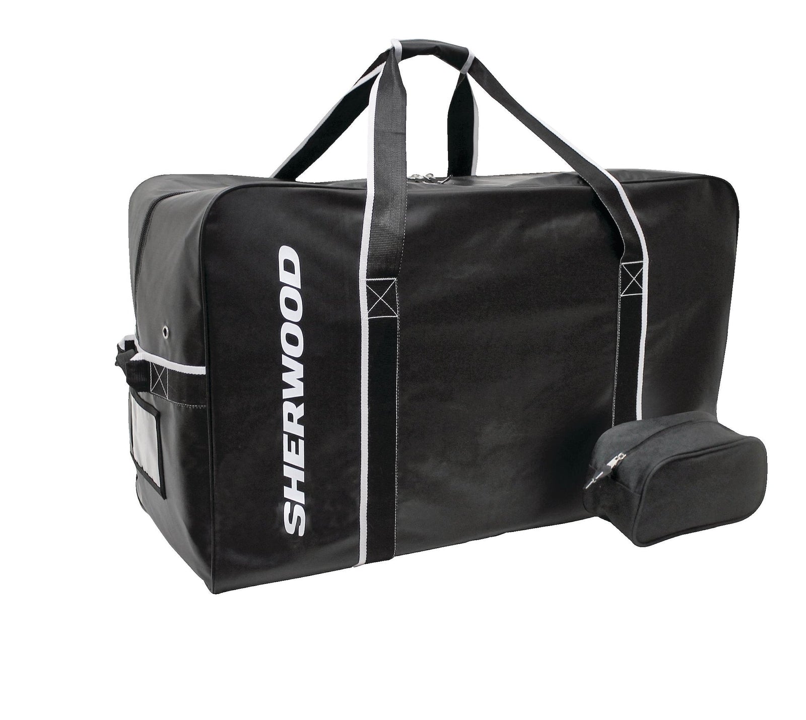 Team Tarp Hockey Bag with Accessories/Toiletry Bag, Carry, Junior, Black, 30-in U8M3 - product image 1