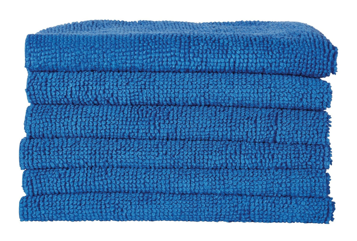 All-Purpose Machine Washable Microfibre Cloths, Blue, 40-pk D8W9 - product image 1