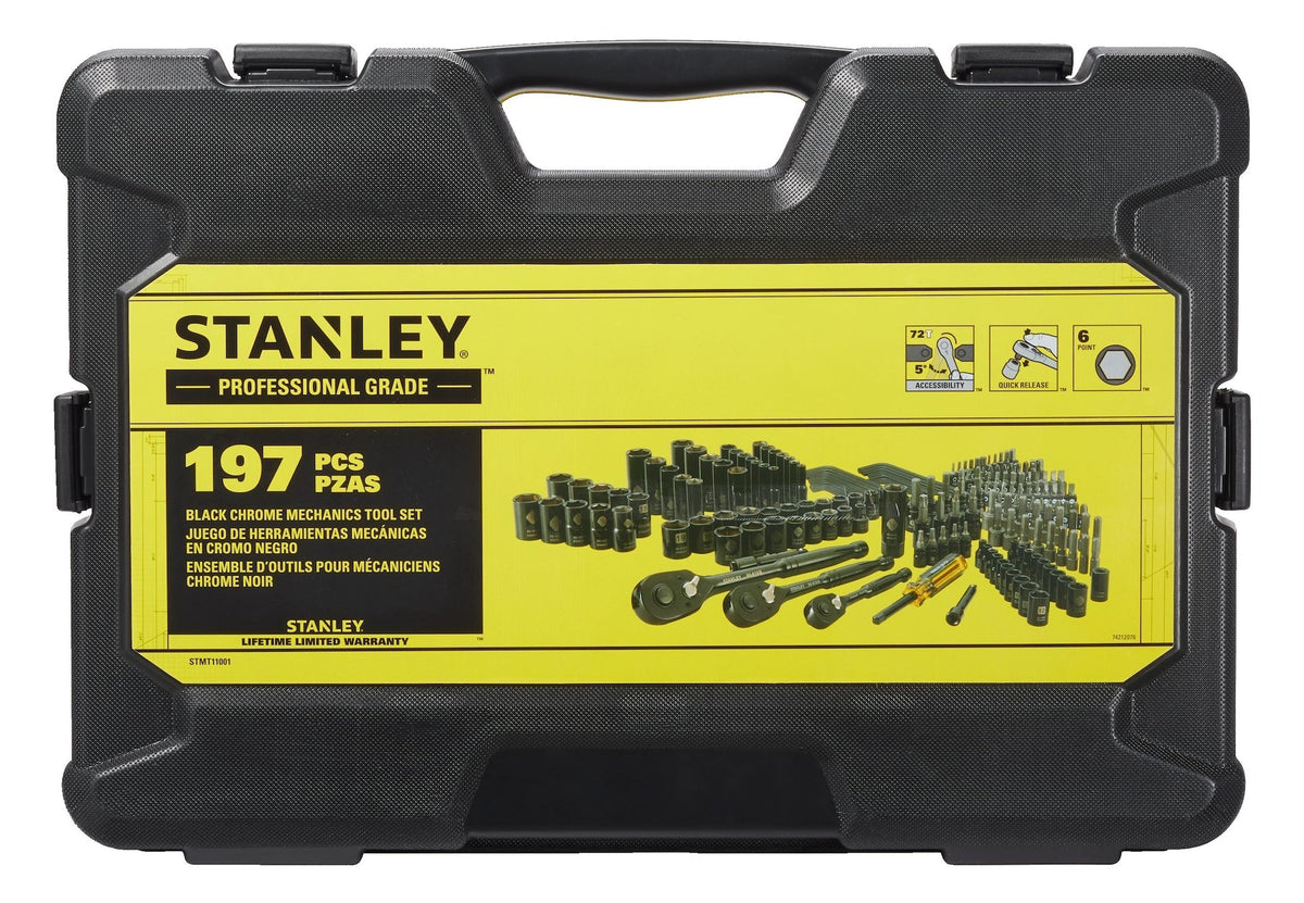 Professional Grade Black Chrome Socket Set, SAE/Metric, 197-pc K5C2 - product image 3