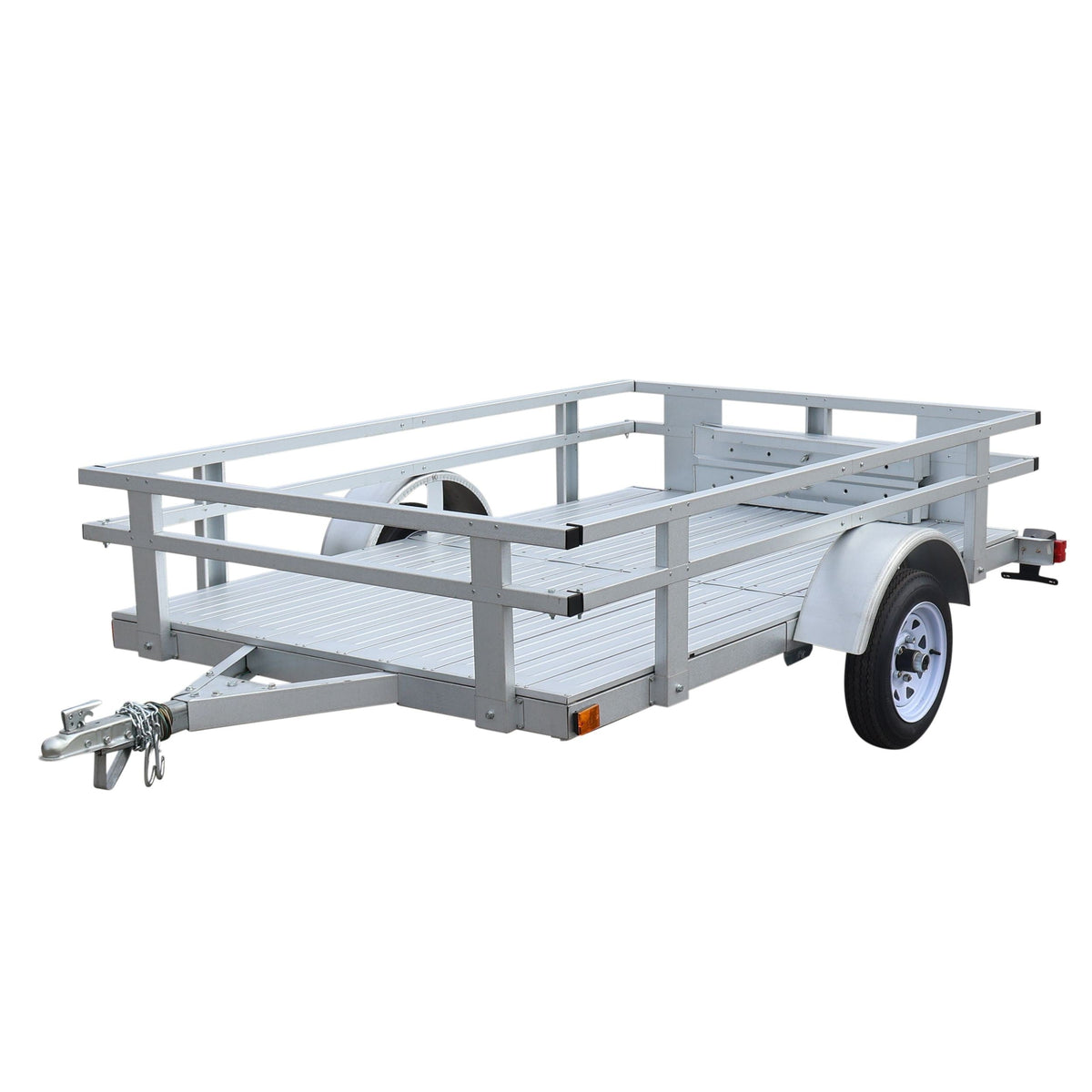 5x8-ft Rail Side Galvalume Plus Kit Trailer P5D9 - product image 1
