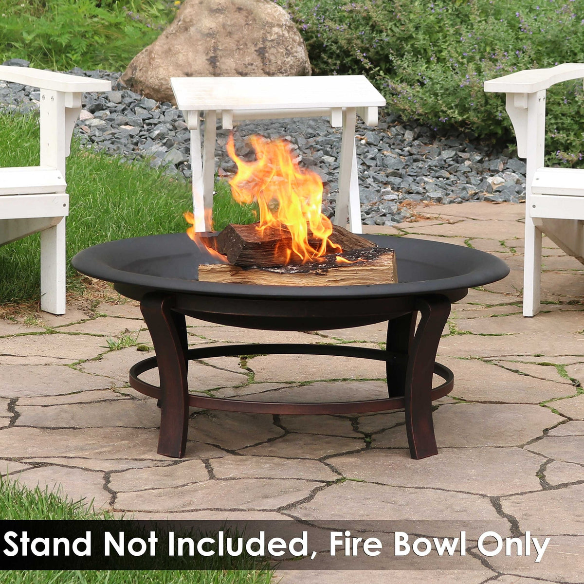 Decor Replacement Fire Pit Bowl, Black, 32-in F5C1 - product image 4