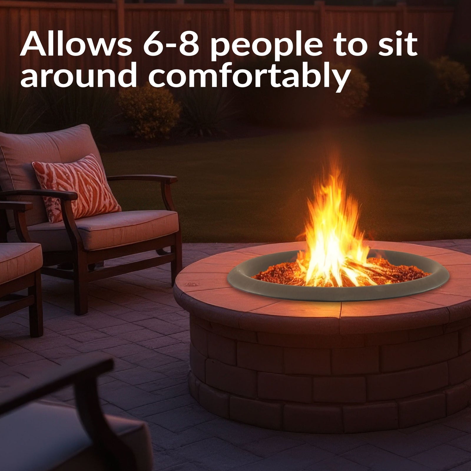 Decor Replacement Fire Pit Bowl, Black, 32-in F5C1 - product image 5