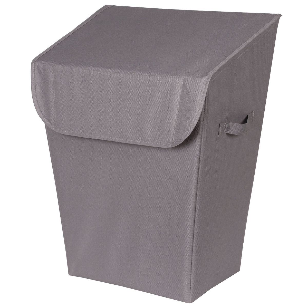type A Laundry Hamper with Lid, 19.3 W x 12 D x 24-in H, Grey S2N4 - product image 1