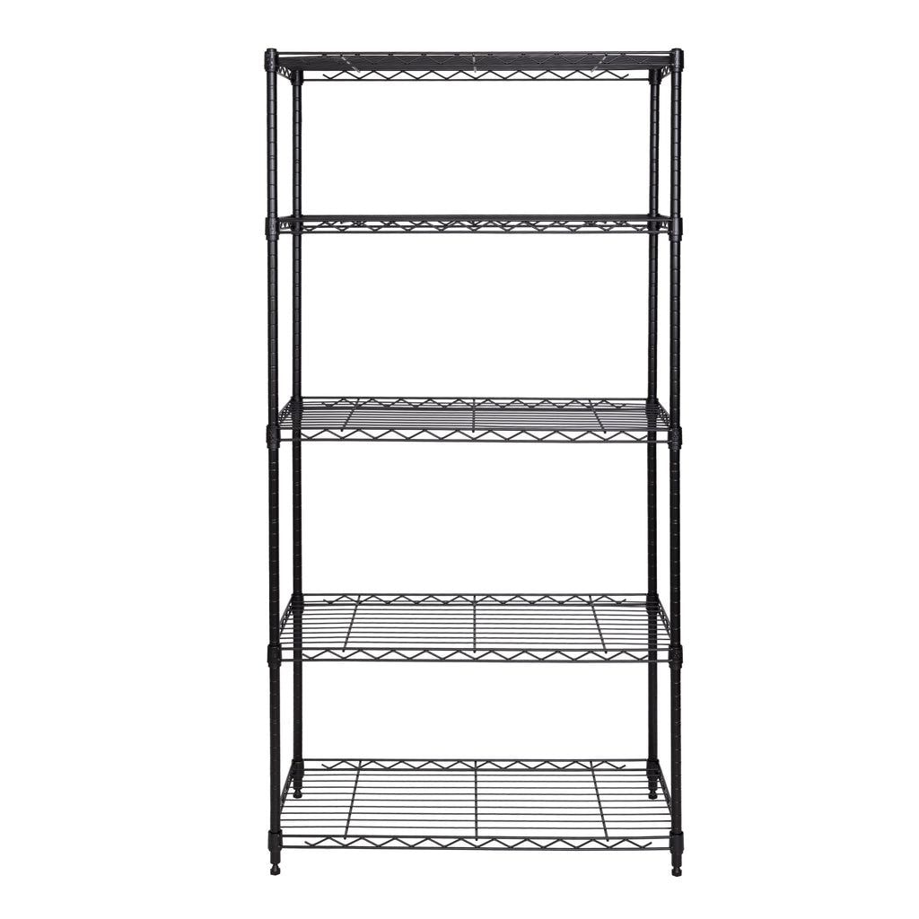 Classics 5-Tier Steel Shelving, 30-in x 14-in x 60-in, Black W2Z7 - product image 1