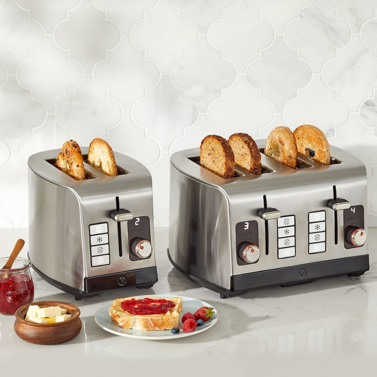 Digital Stainless Steel Toaster, 4-Slice L8B7 - product image 8
