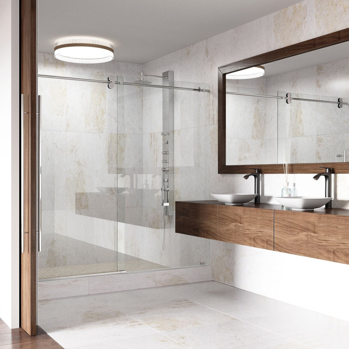 Hyacinth Matte Stone Round Vessel Bathroom Sink/Basin, Handpolished Construction, White P2Z9 - product image 5