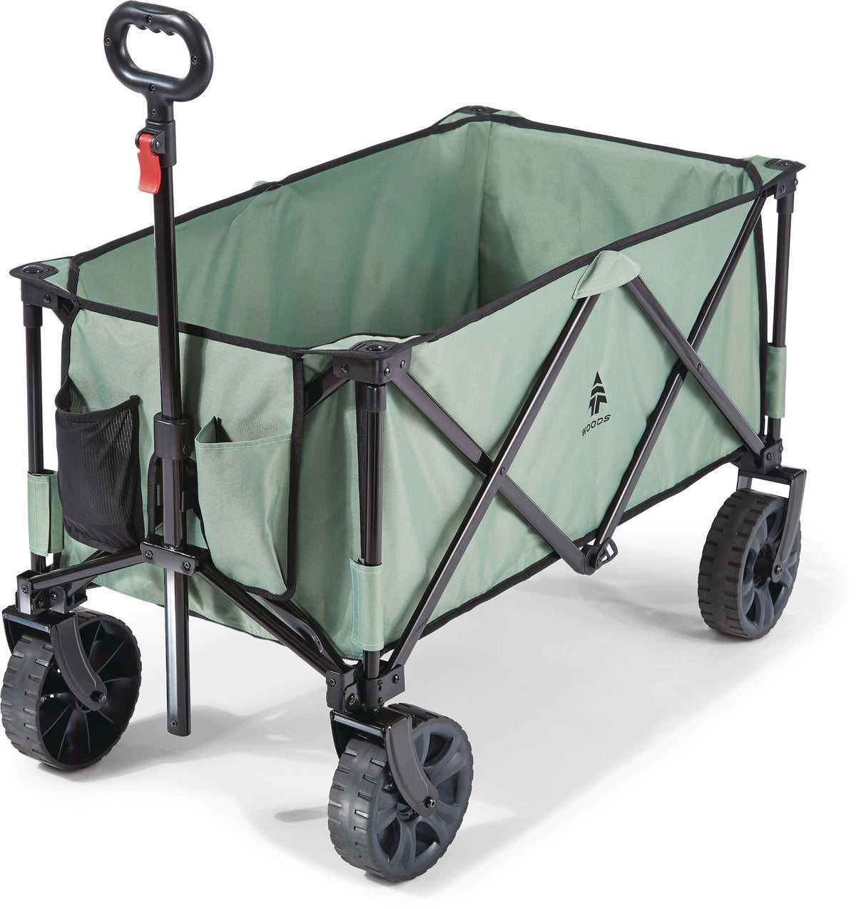 Outdoor Collapsible Folding Utility Adventure Hauler Wagon with Carry Bag, 225-lb Capacity, Sea Foam U2Z0 - product image 1