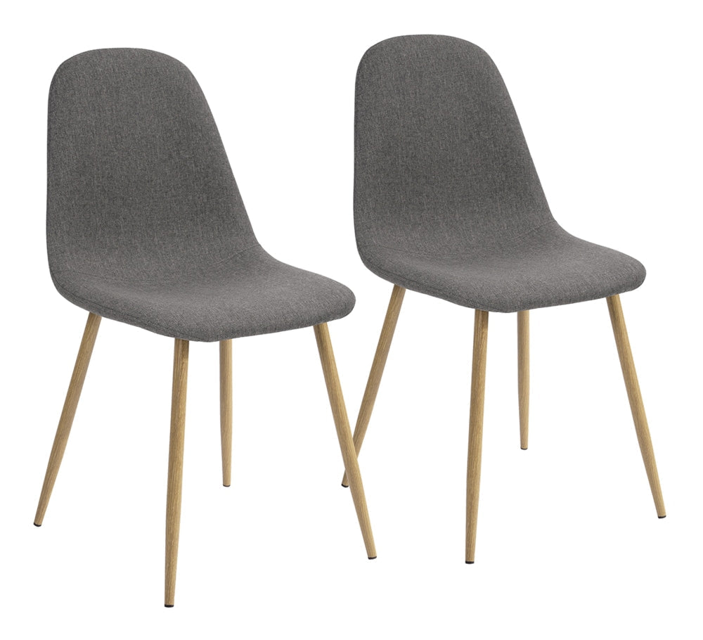 39F Charlton Fabric Dining Chair, Grey D6U0 - product image 1