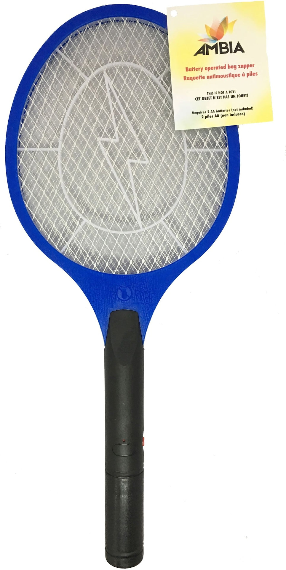 Battery-Powered Mosquito/Bug Zapper Racket, Assorted Colours M0G0 - product image 3