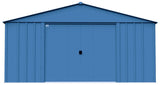 Classic 14x14-ft Blue Grey Corrosion-Resistant Steel Shed D1J7 - product image 1