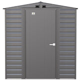 Select Galvanized Steel Storage Shed, Charcoal, 6-ft x 7-ft I4X4 - product image 3